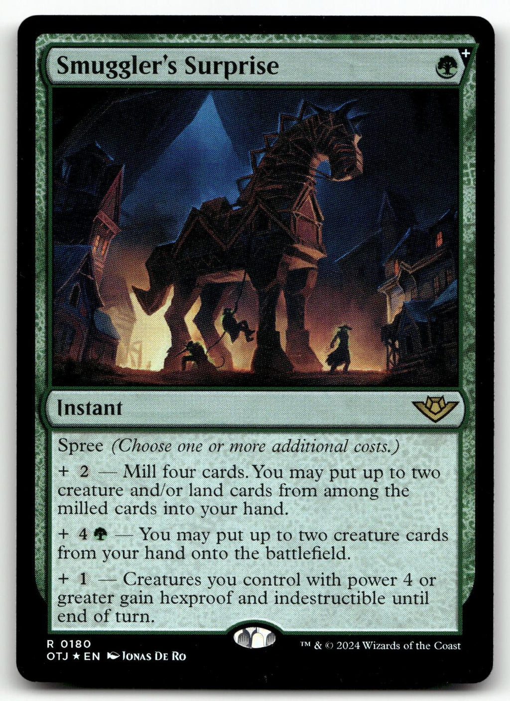 Smuggler's Surprise 180 Rare Outlaws of Thunder Junction Magic: The Gathering NM