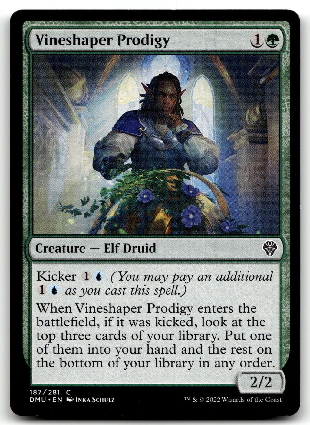 Vineshaper Prodigy 187 Common Dominaria United Magic: The Gathering Near Mint