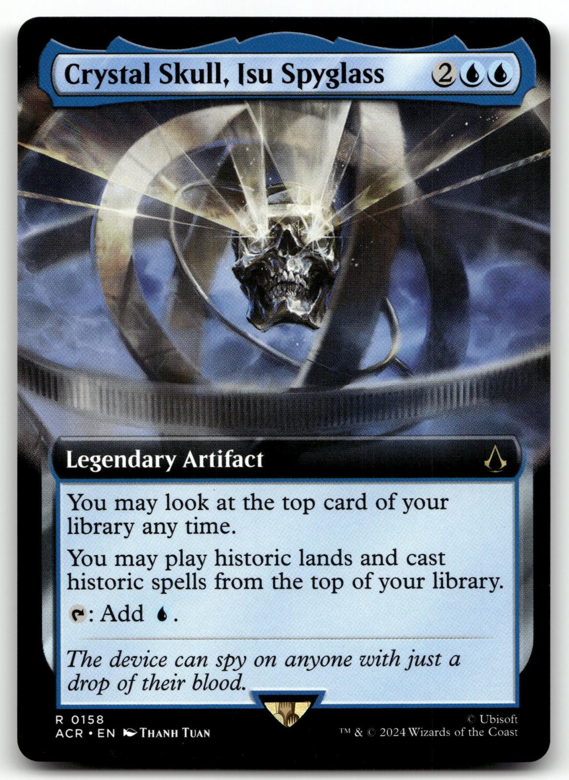 Crystal Skull, Isu Spyglass (Extended Art) 158 Universes Beyond Assassin's Creed