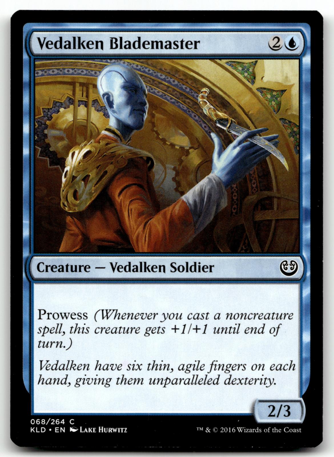 Vedalken Blademaster 68 Common Kaladesh Magic: The Gathering Near Mint