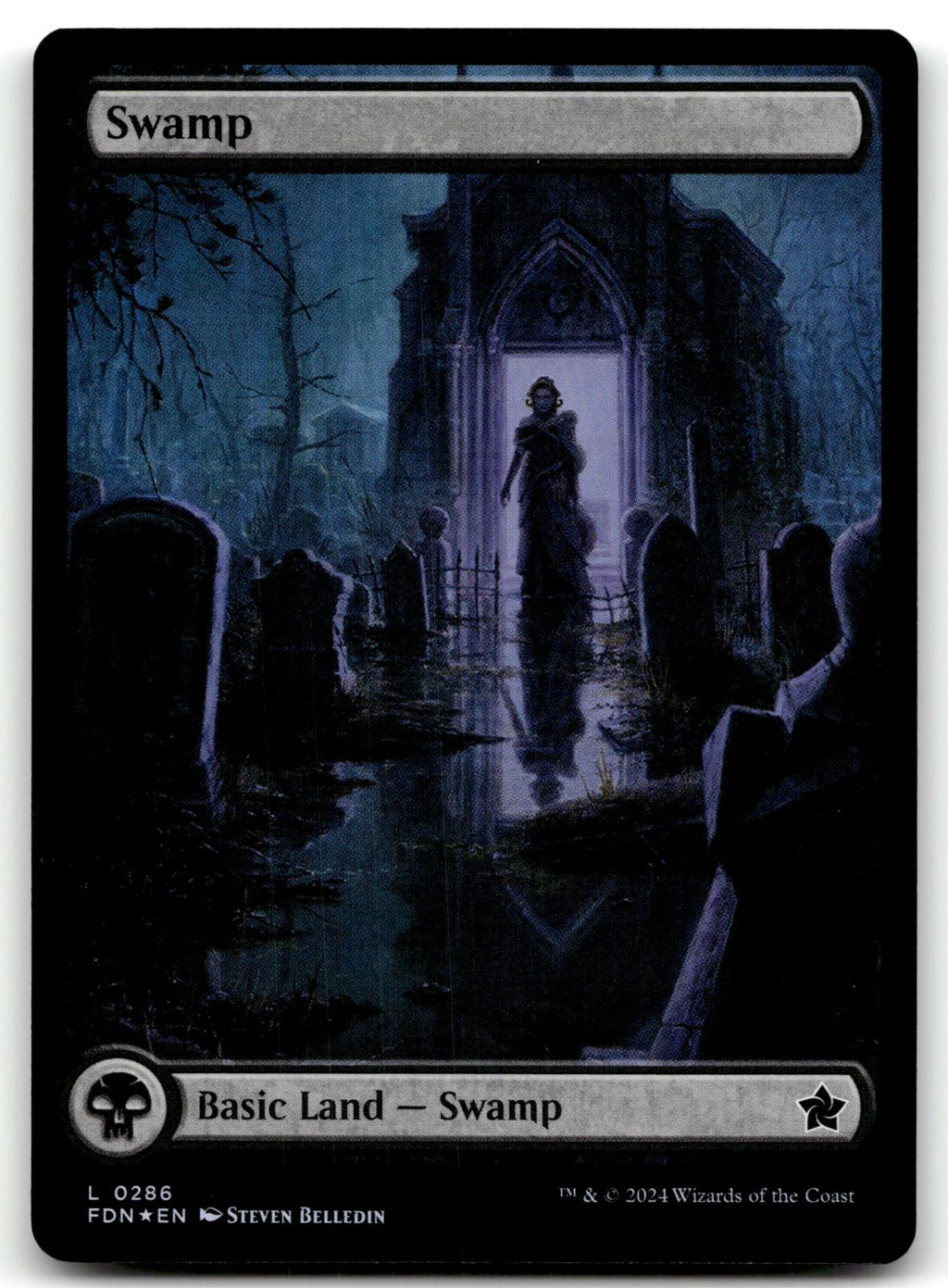 Swamp (0286) 286 Land Foundations Magic: The Gathering Foil Near Mint