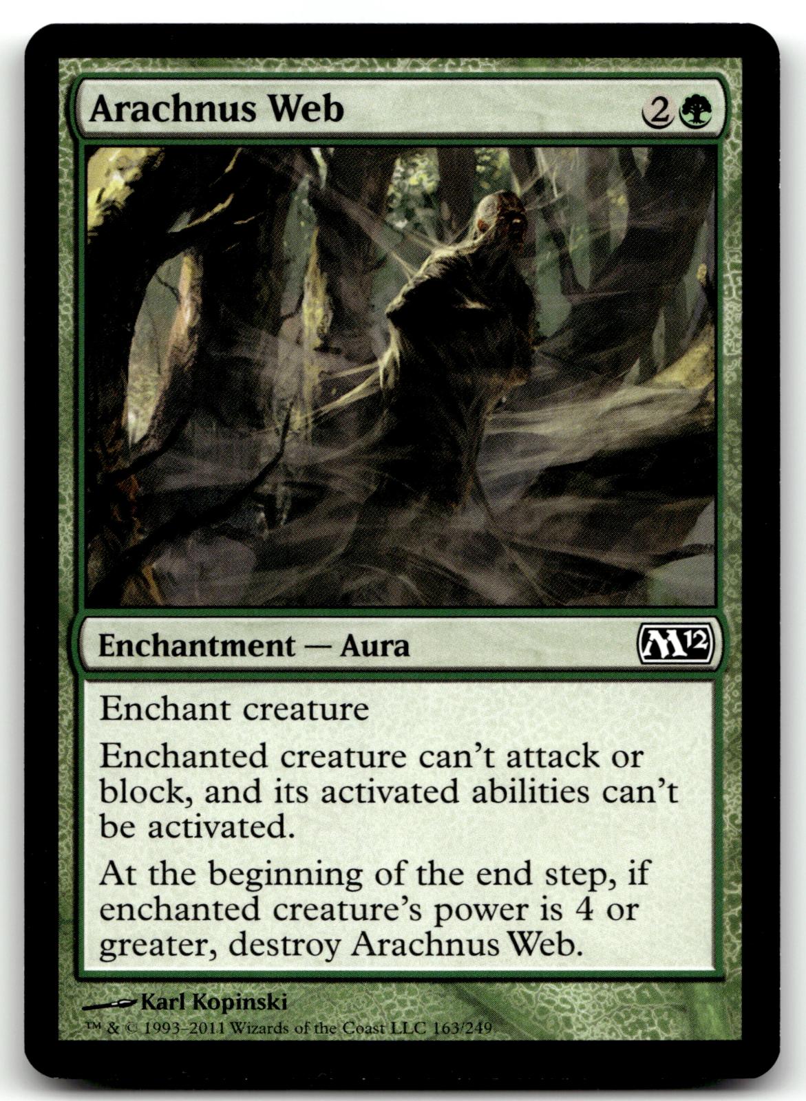 Arachnus Web 163 Common Magic 2012 (M12) Magic: The Gathering Near Mint
