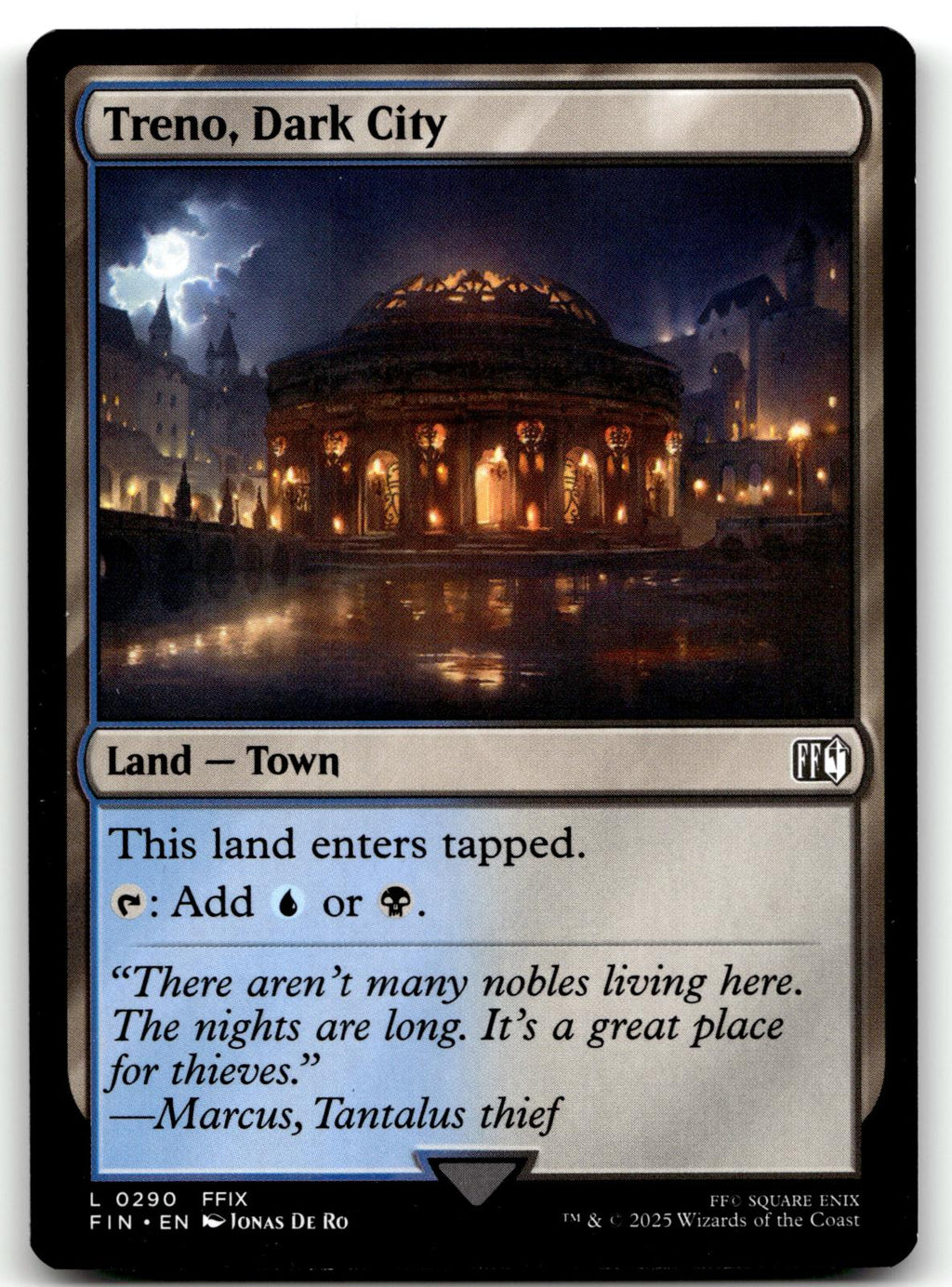Treno, Dark City 290 Land FINAL FANTASY Magic: The Gathering Near Mint