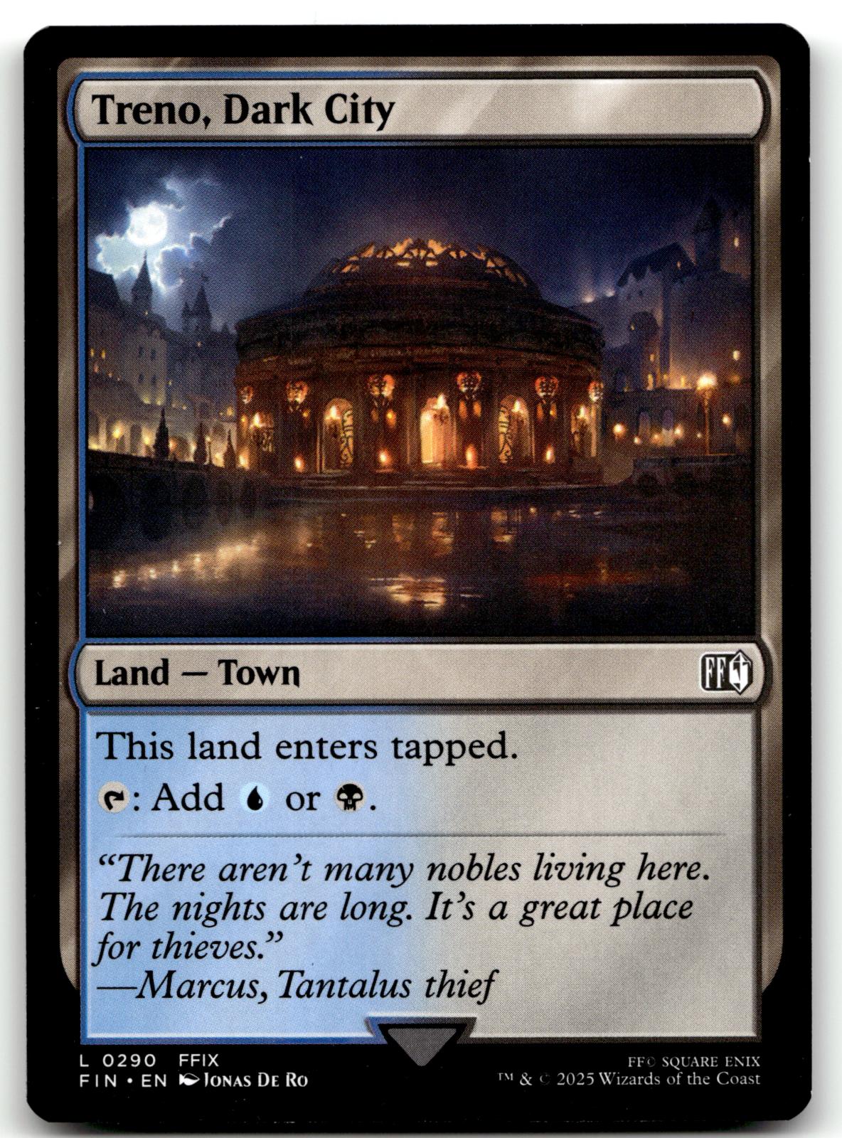 Treno, Dark City 290 Land FINAL FANTASY Magic: The Gathering Near Mint