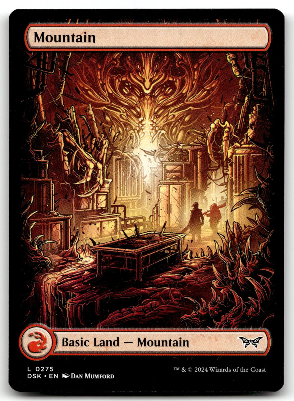 Mountain (0275) - Full Art 275 Duskmourn: House of Horror Magic: