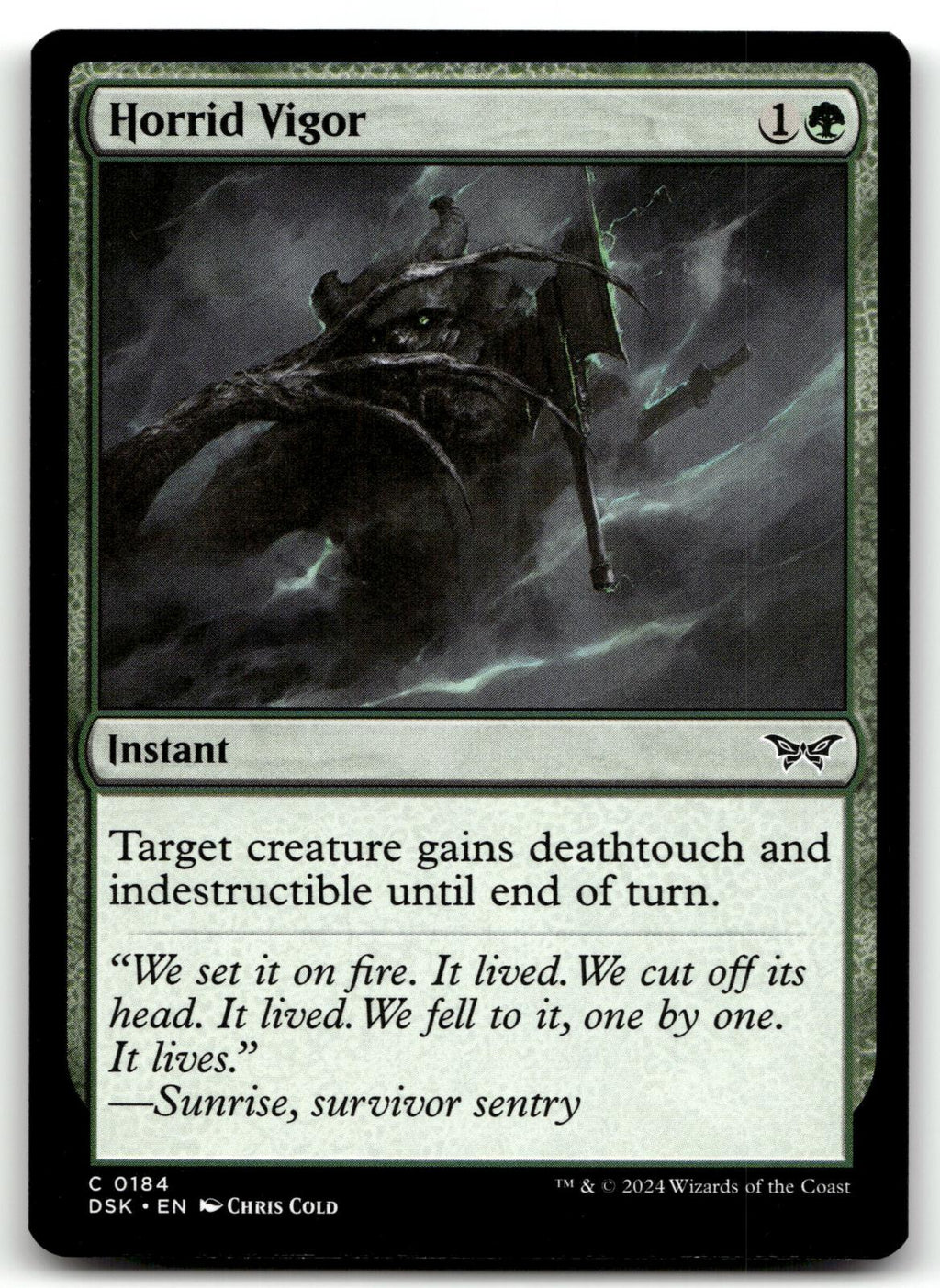 Horrid Vigor 184 Common Duskmourn: House of Horror Magic: The Gathering NM