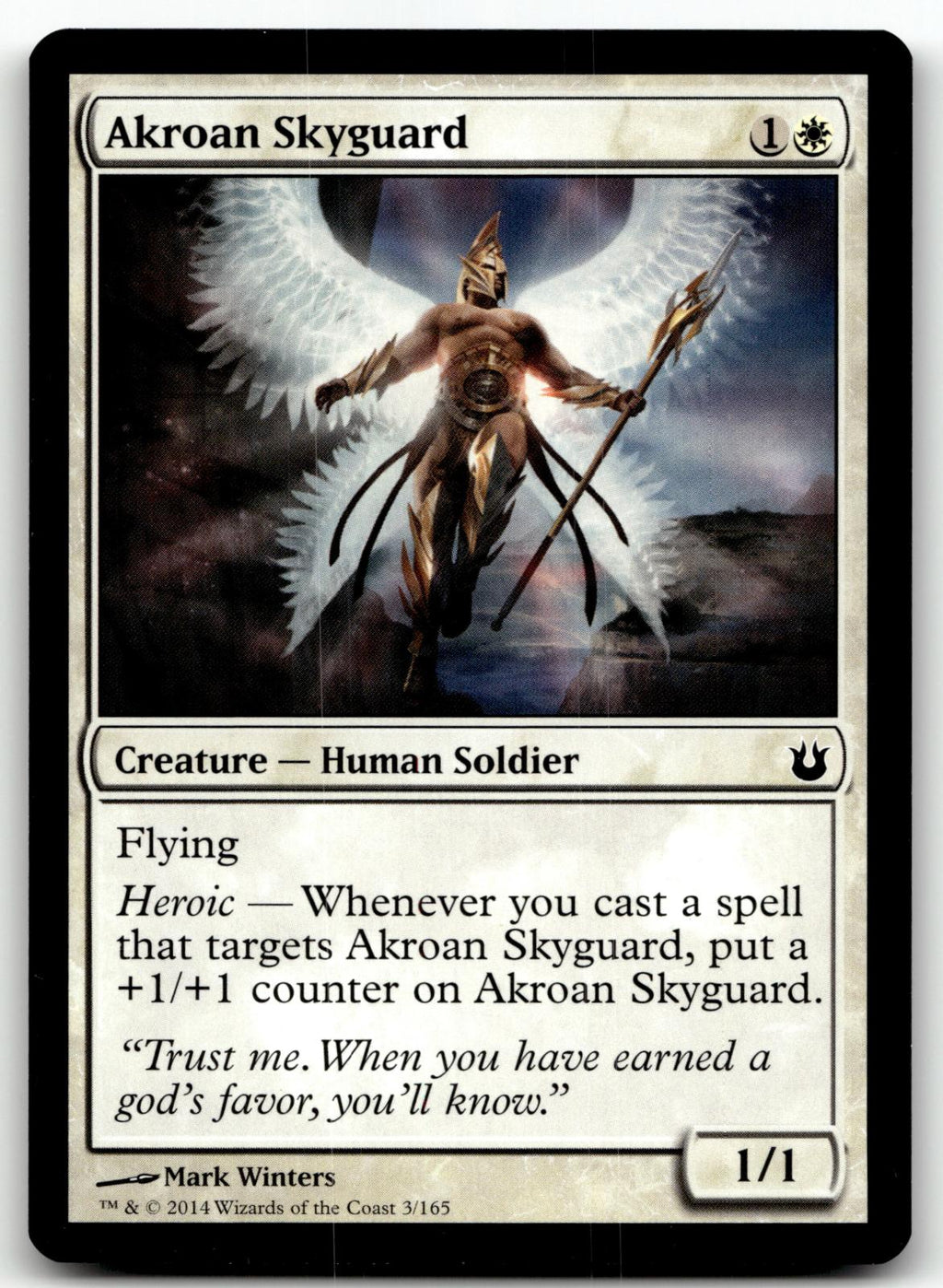 Akroan Skyguard 3 Common Born of the Gods Magic: The Gathering Near Mint