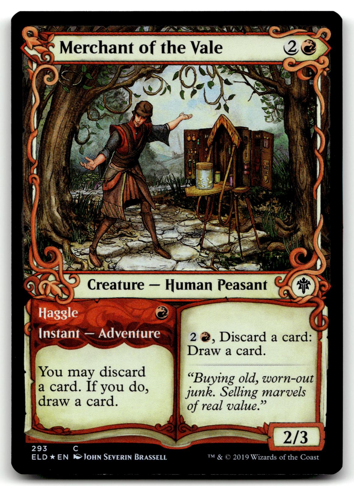 Merchant of the Vale (Showcase) 293 Throne of Eldraine Magic: The Gathering Foil NM