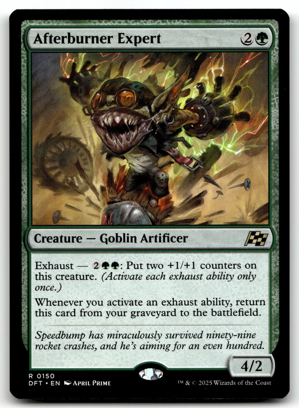 Afterburner Expert 150 Rare Aetherdrift Magic: The Gathering Near Mint