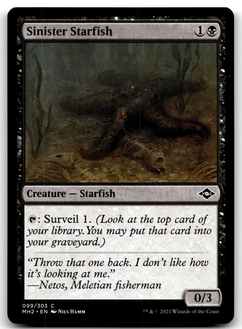 Sinister Starfish 99 Common Modern Horizons 2 Magic: The Gathering Near Mint