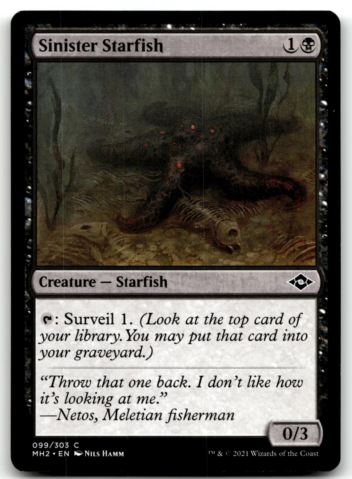 Sinister Starfish 99 Common Modern Horizons 2 Magic: The Gathering Near Mint