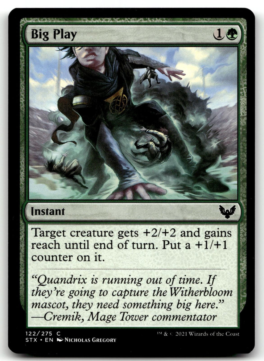 Big Play 122 Common Strixhaven: School of Mages Magic: The Gathering Near Mint