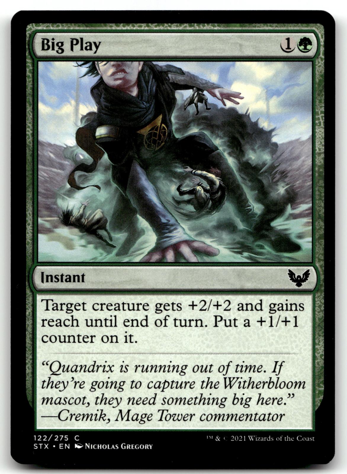 Big Play 122 Common Strixhaven: School of Mages Magic: The Gathering Near Mint