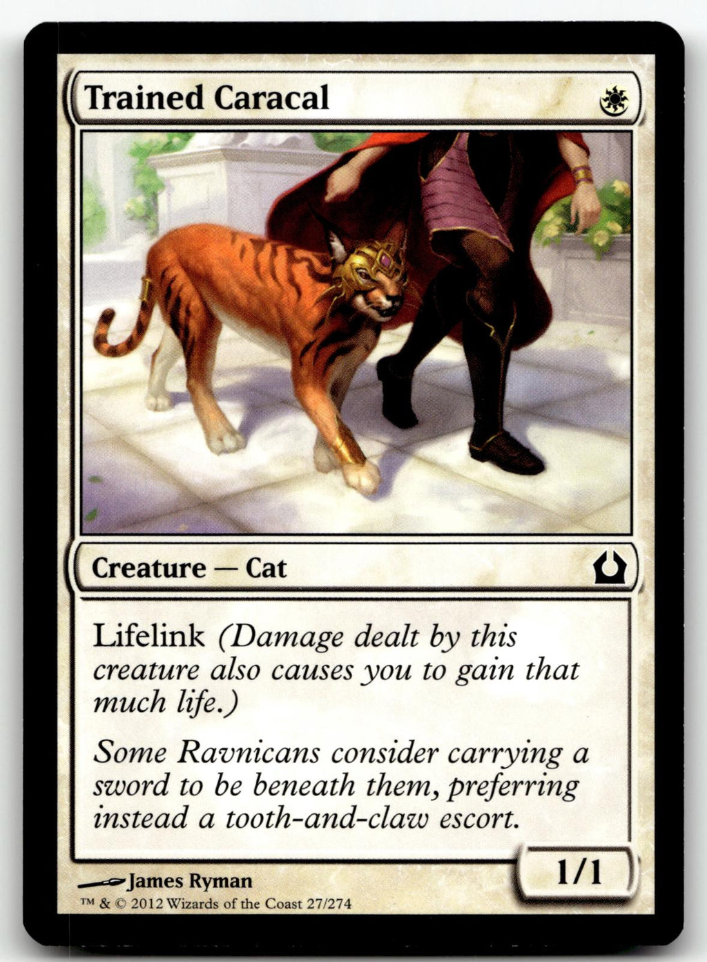 Trained Caracal 27 Common Return to Ravnica Magic: The Gathering Near Mint