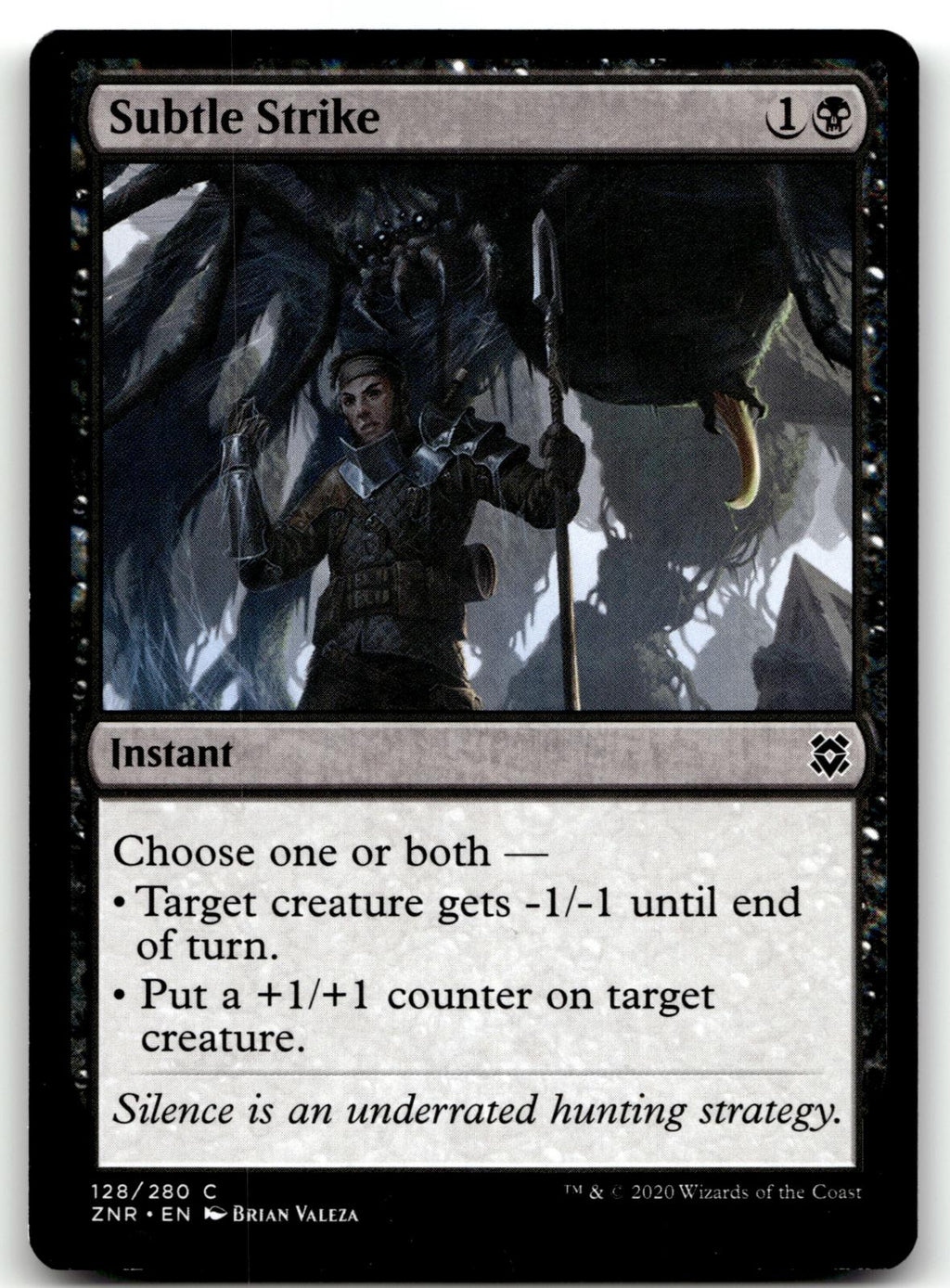 Subtle Strike 128 Common Zendikar Rising Magic: The Gathering Near Mint