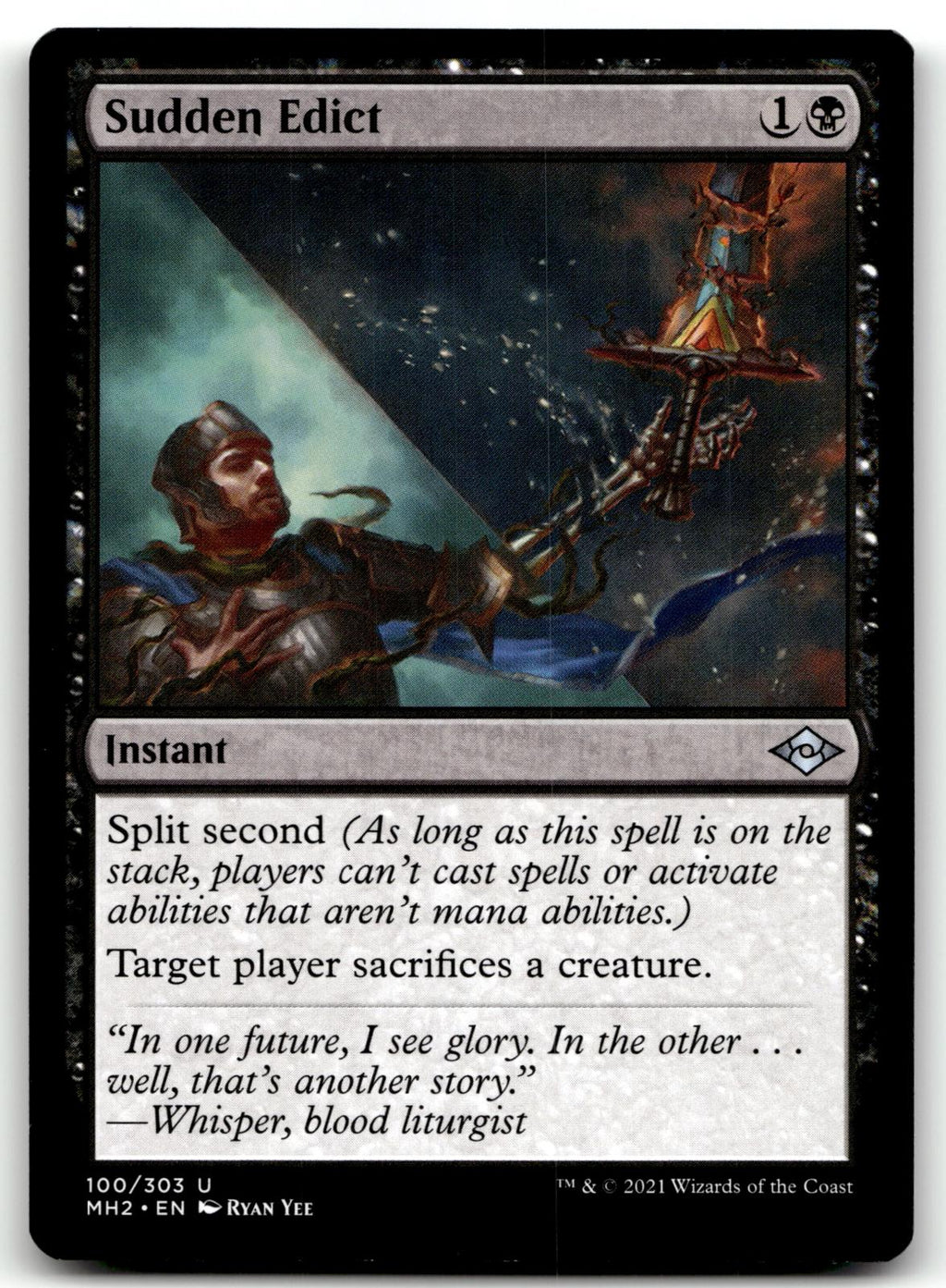 Sudden Edict 100 Uncommon Modern Horizons 2 Magic: The Gathering Near Mint