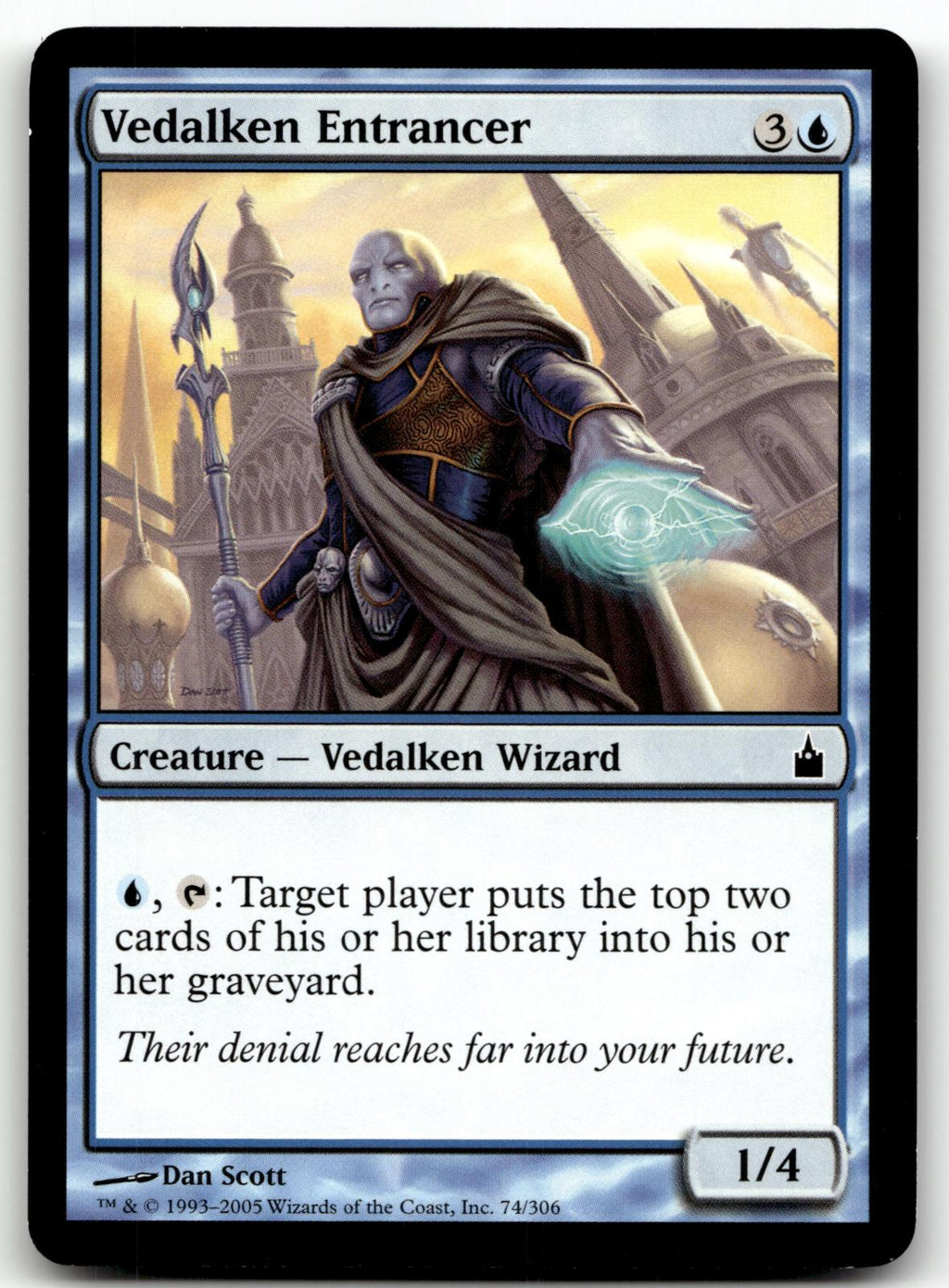 Vedalken Entrancer 74 Common Ravnica: City of Guilds Magic: The Gathering NM