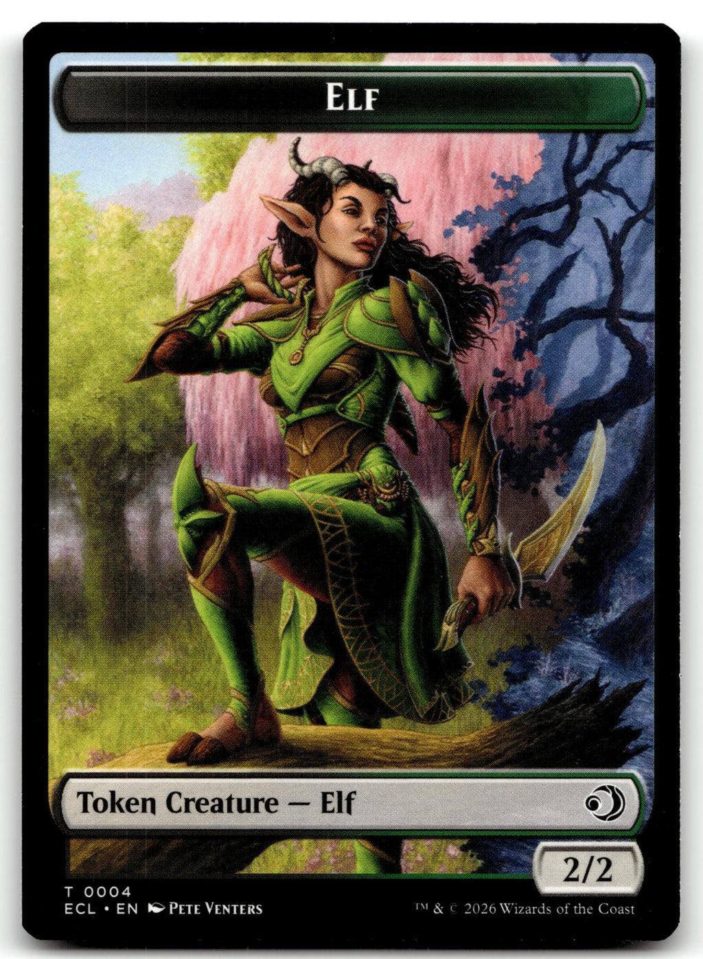 Kithkin // Treasure Double-Sided Token 7 // 10 Lorwyn Eclipsed Magic: