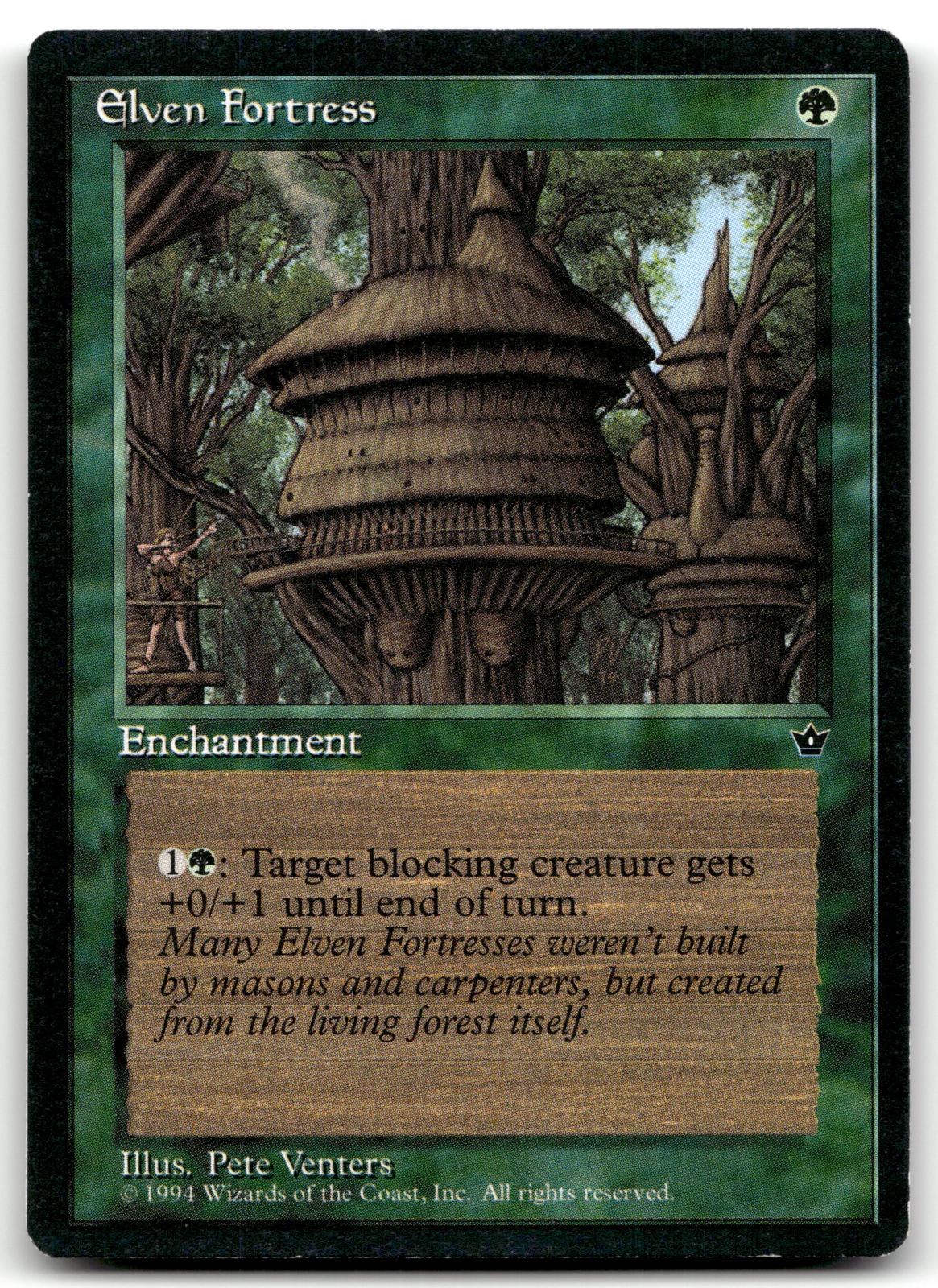 Elven Fortress (Venters) Common Fallen Empires Magic: The Gathering Near Mint
