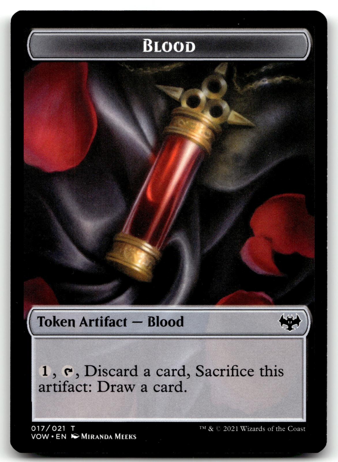 Blood Token 17 Token Innistrad: Crimson Vow Magic: The Gathering Near Mint