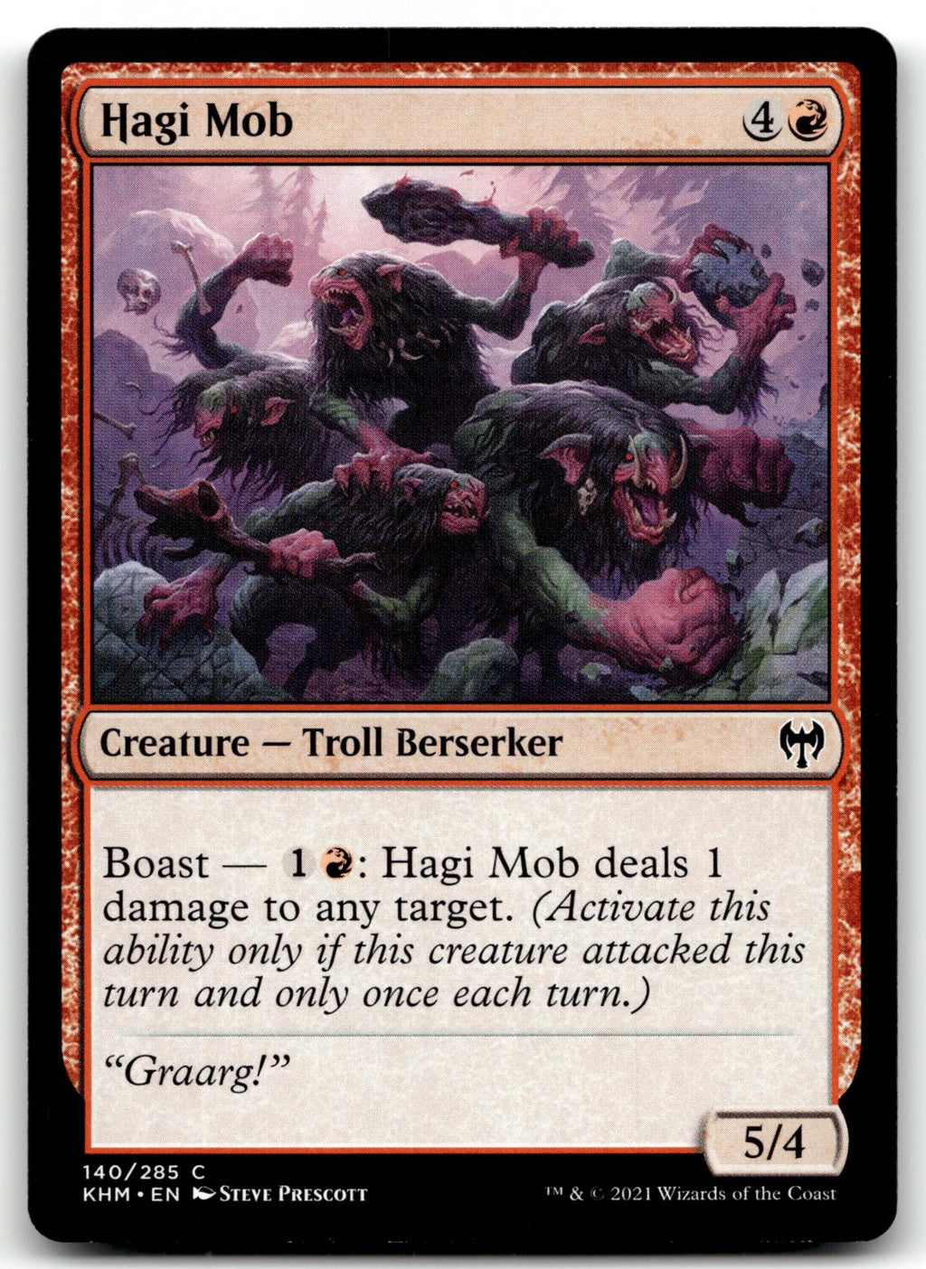 Hagi Mob 140 Common Kaldheim Magic: The Gathering Near Mint