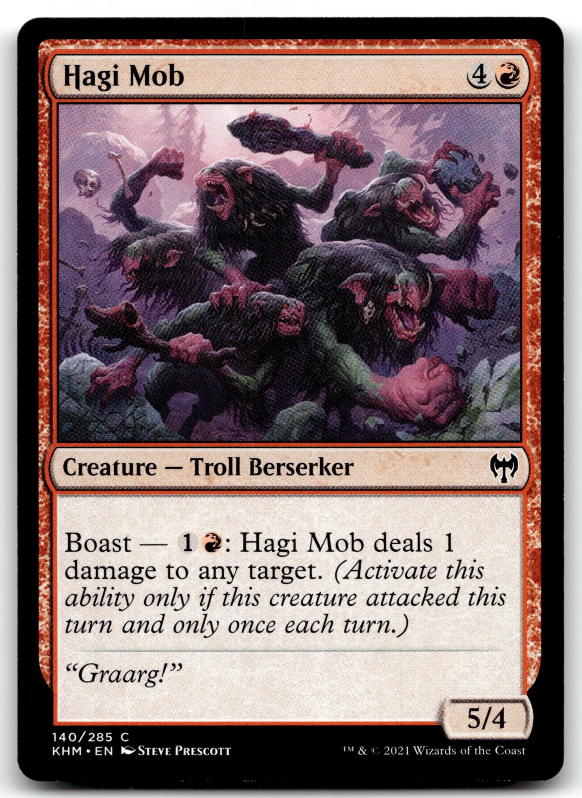 Hagi Mob 140 Common Kaldheim Magic: The Gathering Near Mint