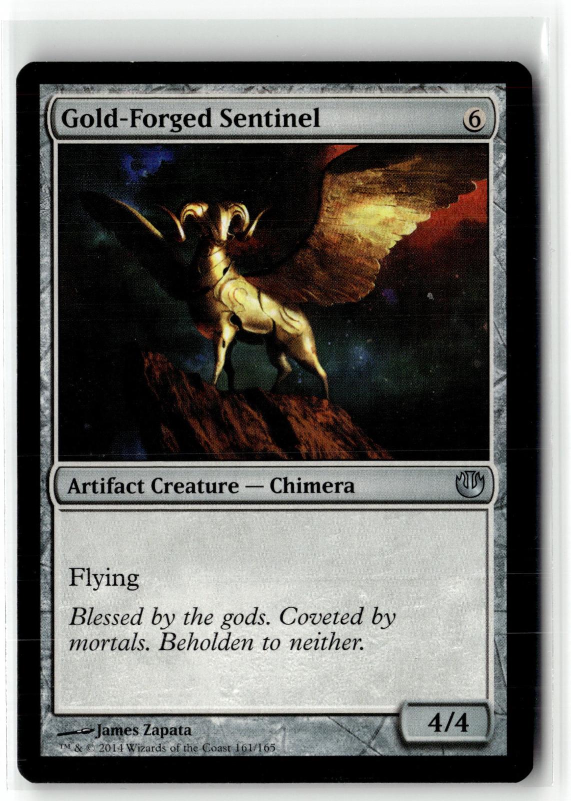 Gold-Forged Sentinel 161 Uncommon Journey Into Nyx Magic: The Gathering NM