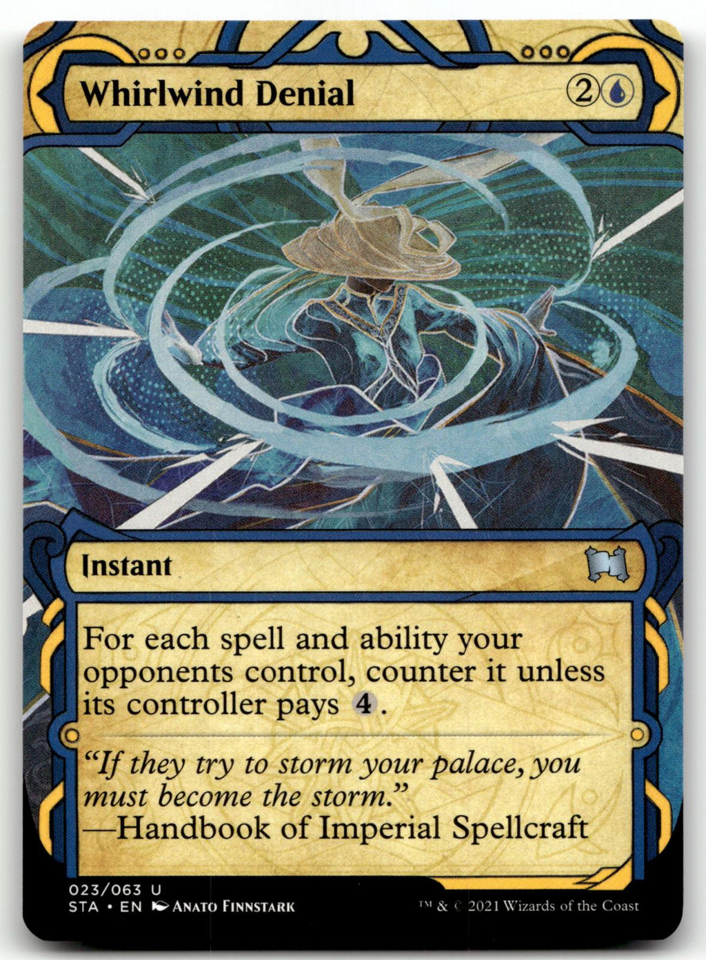 Whirlwind Denial 23 Strixhaven: Mystical Archives Magic: The Gathering NM