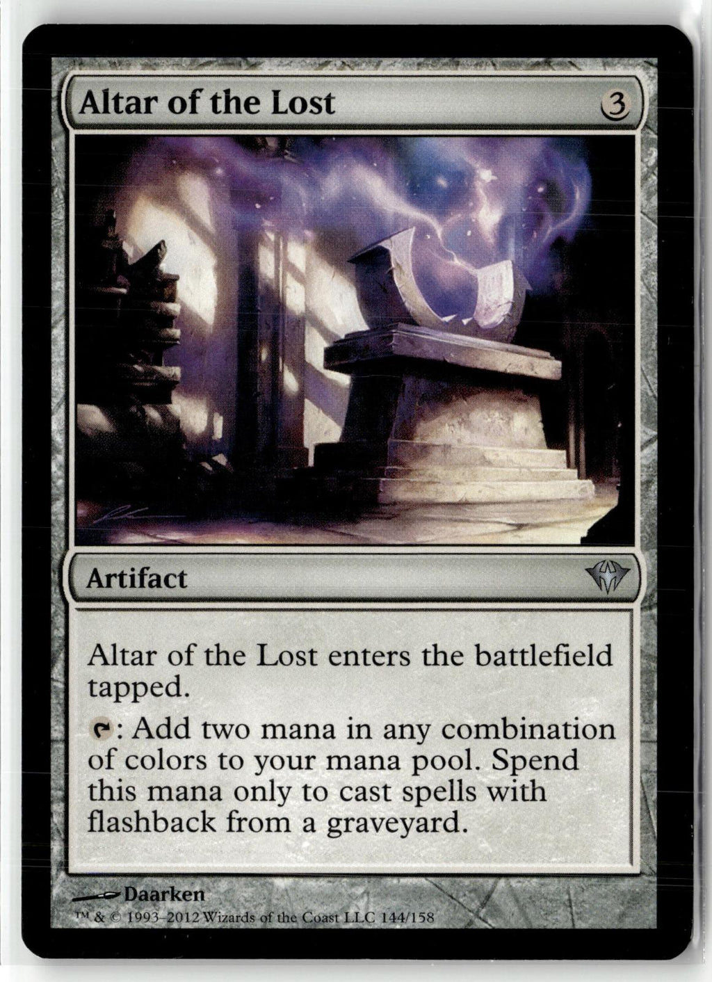 Altar of the Lost 144 Uncommon Dark Ascension Magic: The Gathering Near Mint