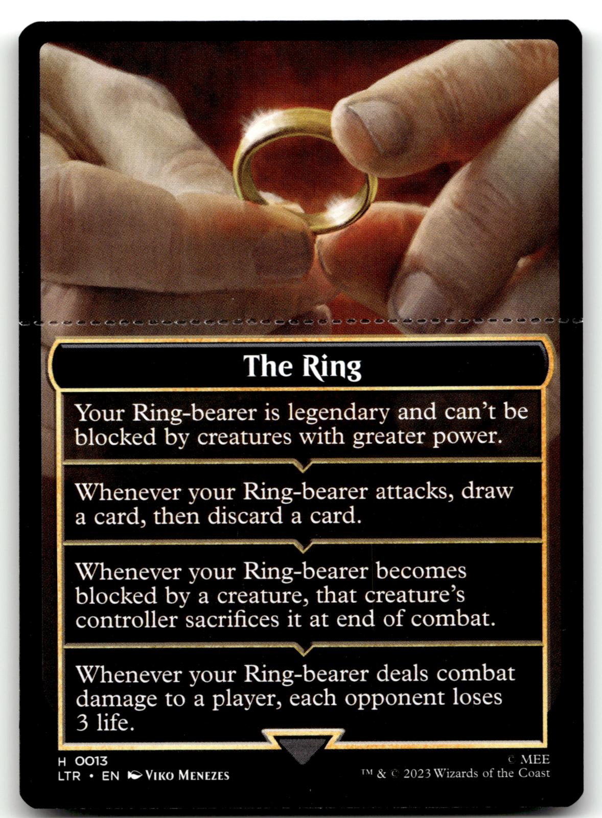 The Ring Helper Card 13 Universes Beyond: The Lord of the Rings: 