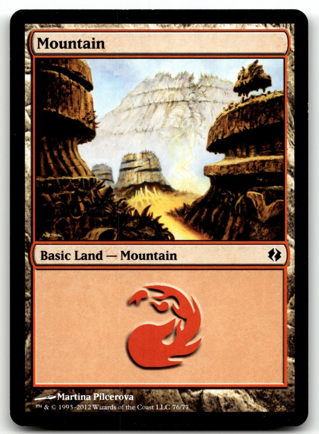 Mountain (76) 76 Land Duel Decks: Venser vs. Koth Magic: The Gathering Near Mint