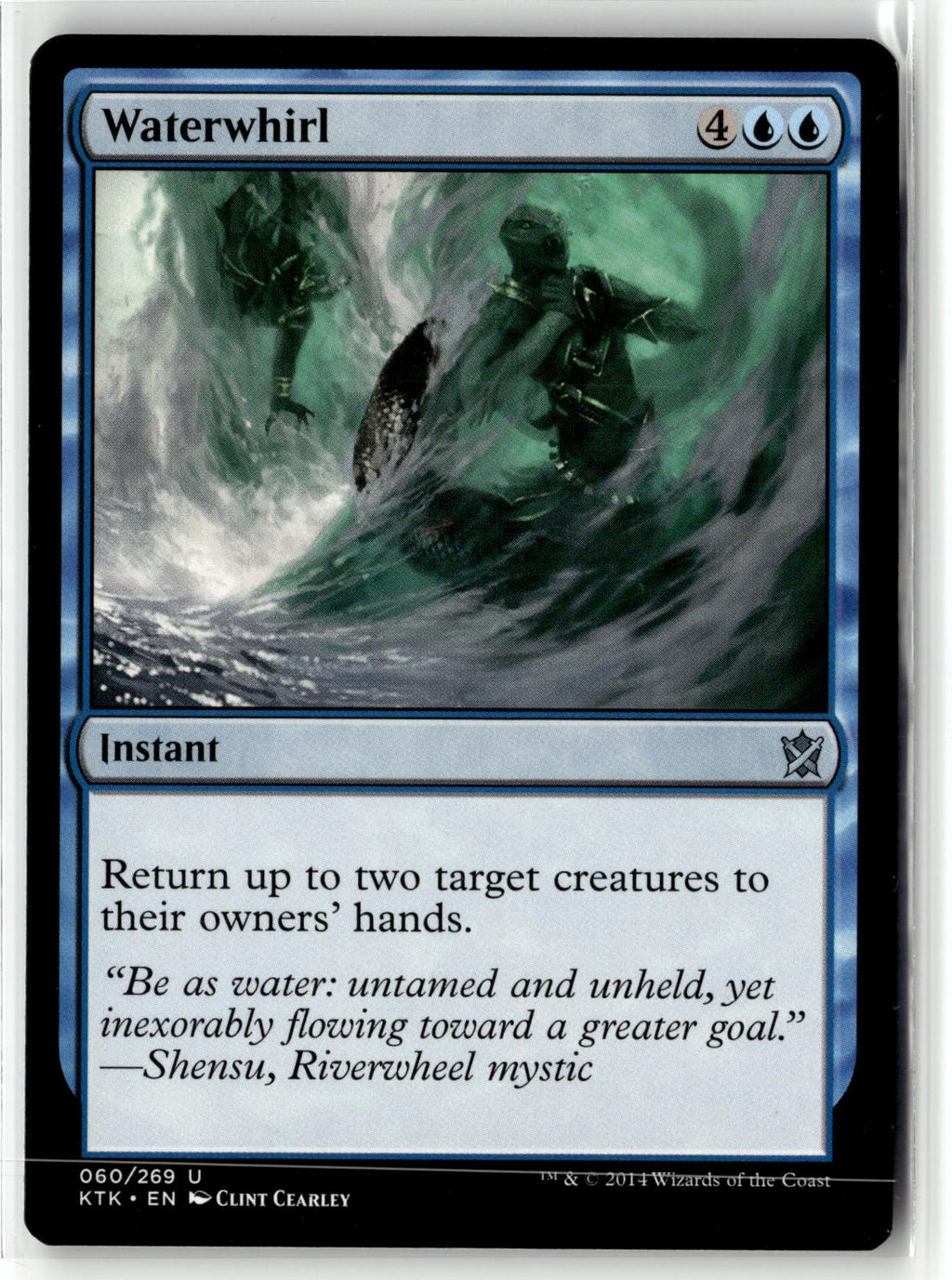 Waterwhirl 60 Uncommon Khans of Tarkir Magic: The Gathering Near Mint