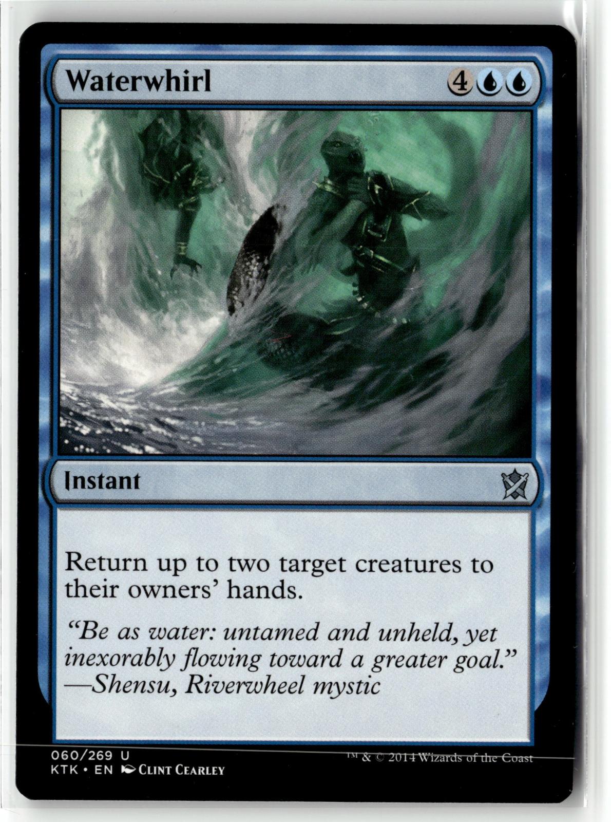 Waterwhirl 60 Uncommon Khans of Tarkir Magic: The Gathering Near Mint