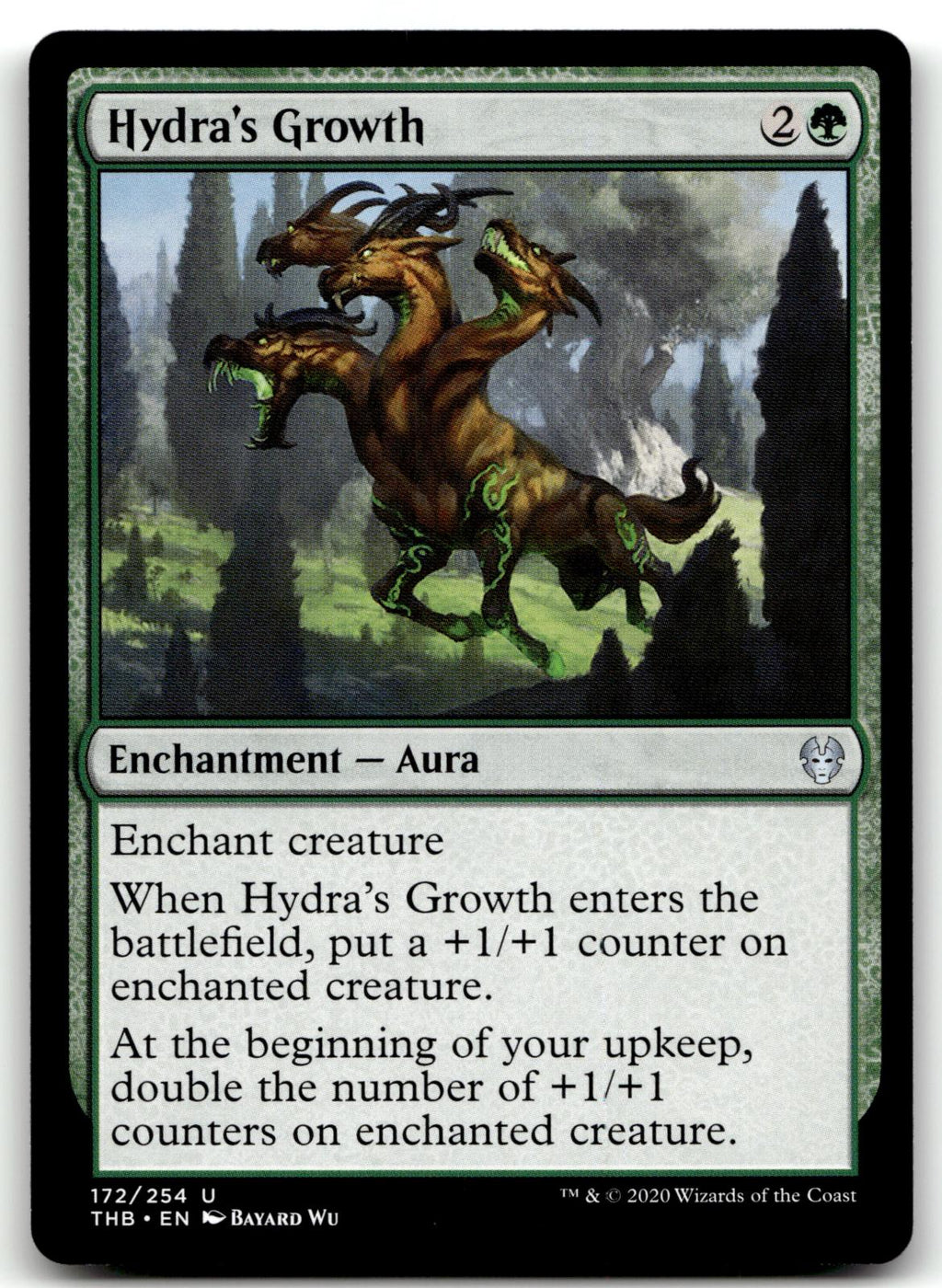 Hydra's Growth 172 Uncommon Theros Beyond Death Magic: The Gathering Near Mint