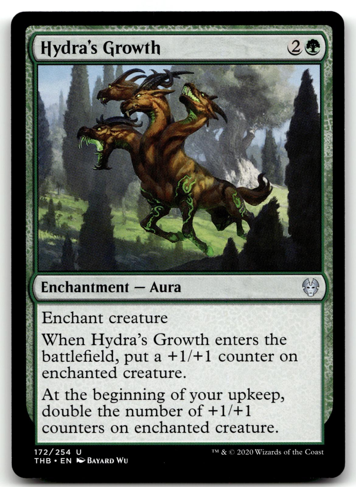 Hydra's Growth 172 Uncommon Theros Beyond Death Magic: The Gathering Near Mint
