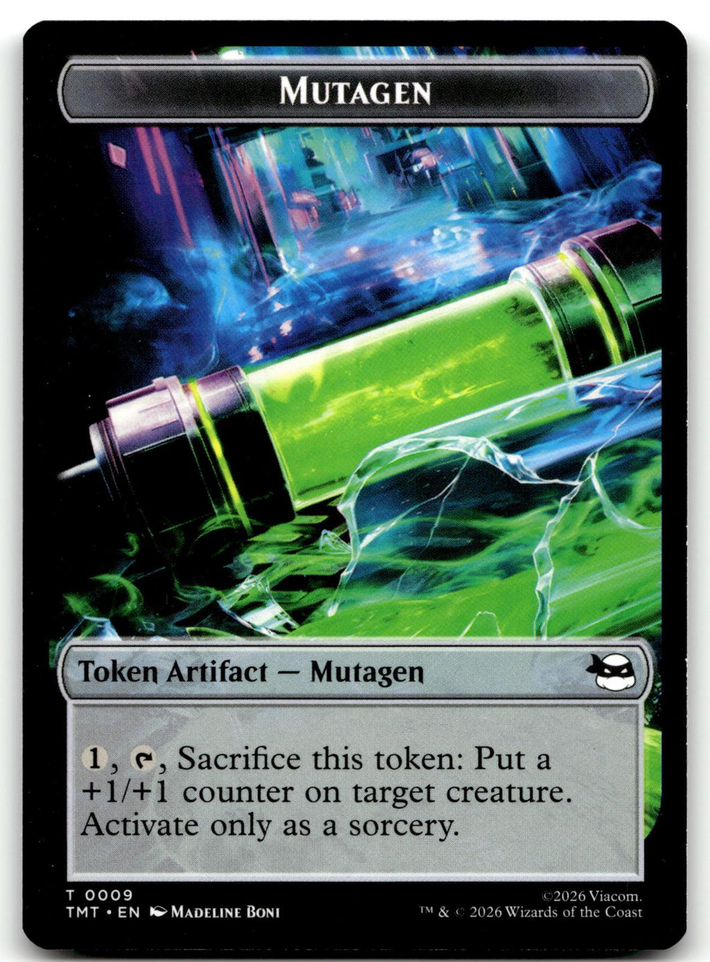 Ninja // Mutagen Double-Sided Token 5 // 9 Teenage Mutant Ninja Turtles