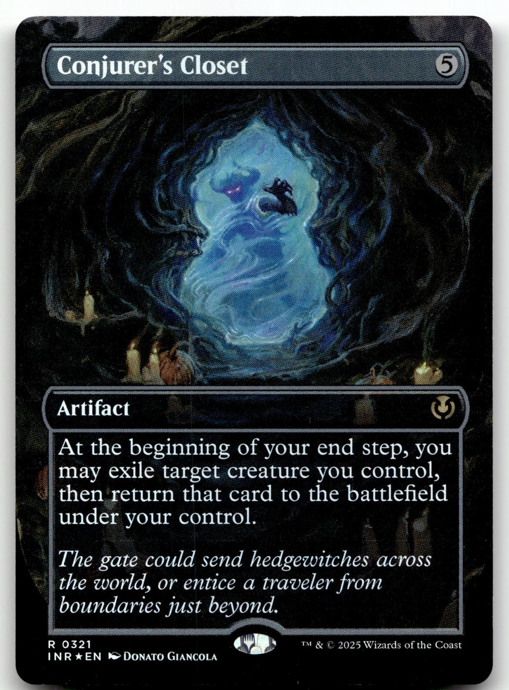 Conjurer's Closet (Borderless) 321 Innistrad Remastered Magic: The Gathering Foil NM