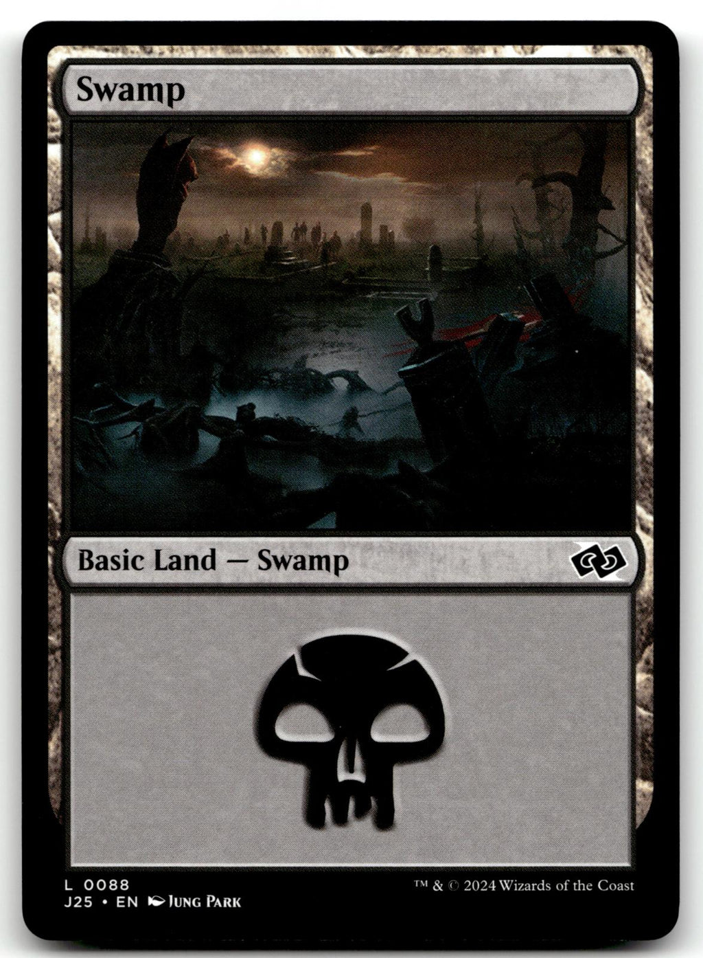 Swamp (0088) 88 Land Foundations Jumpstart Magic: The Gathering Near Mint