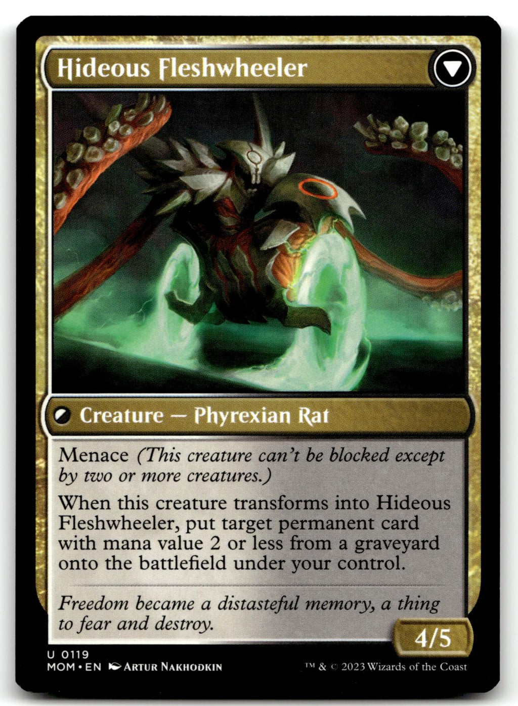 Nezumi Freewheeler 119 Uncommon March of the Machine Magic: The Gathering NM