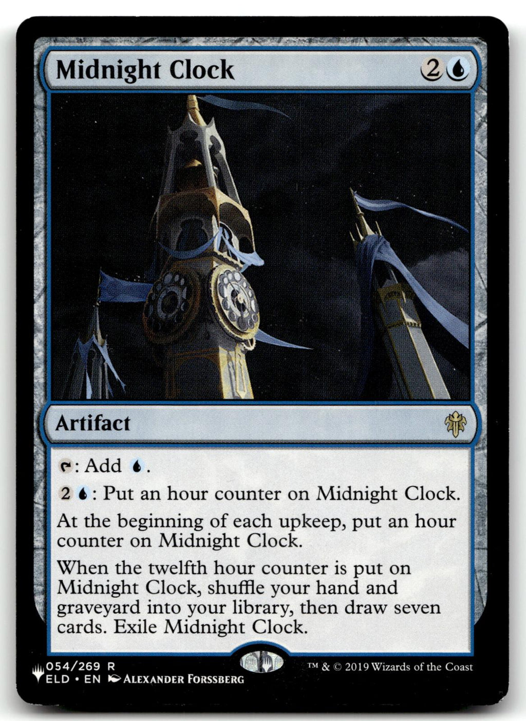 Midnight Clock 054/269 Rare The List Reprints Magic: The Gathering Near Mint