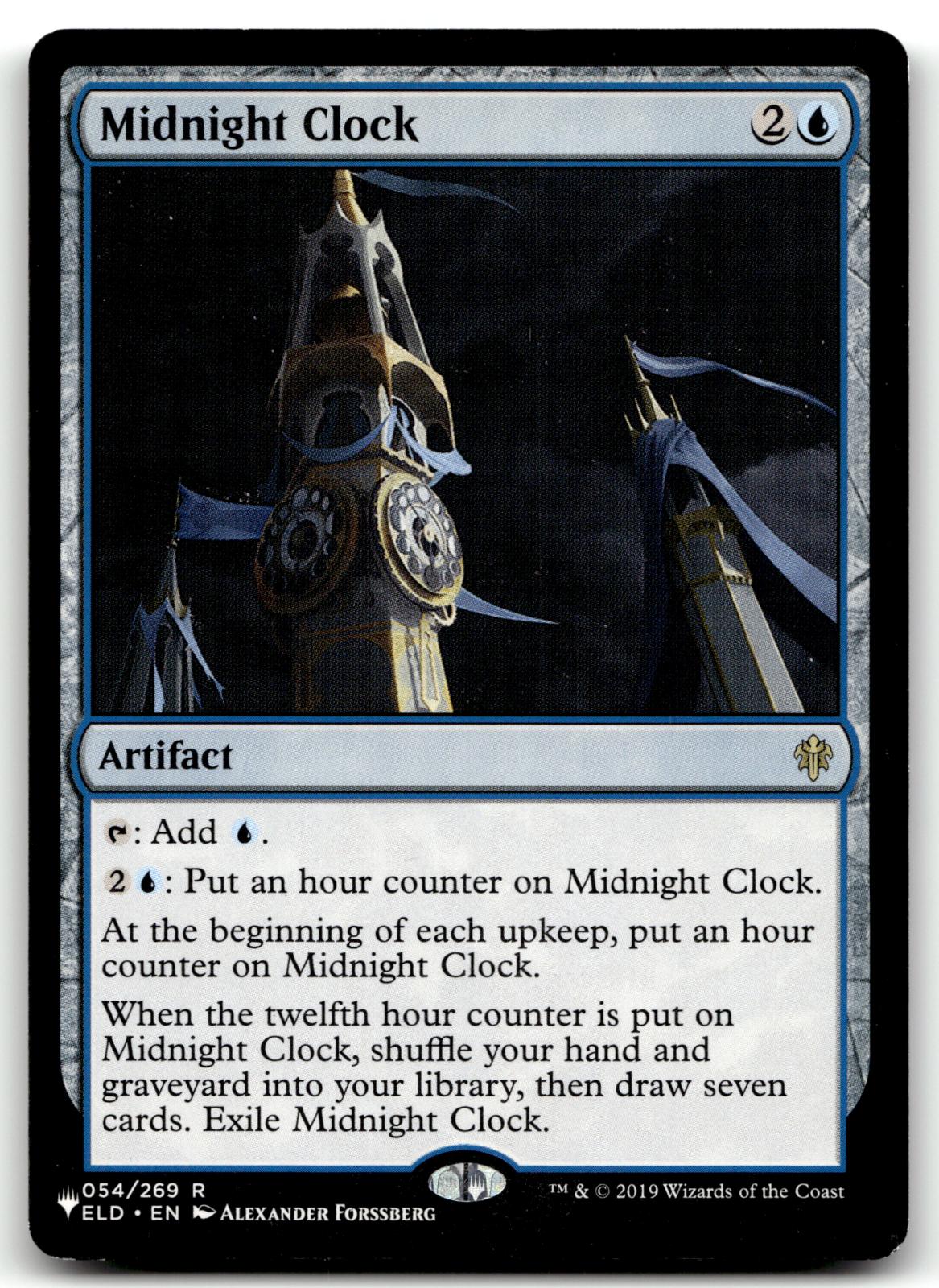 Midnight Clock 054/269 Rare The List Reprints Magic: The Gathering Near Mint