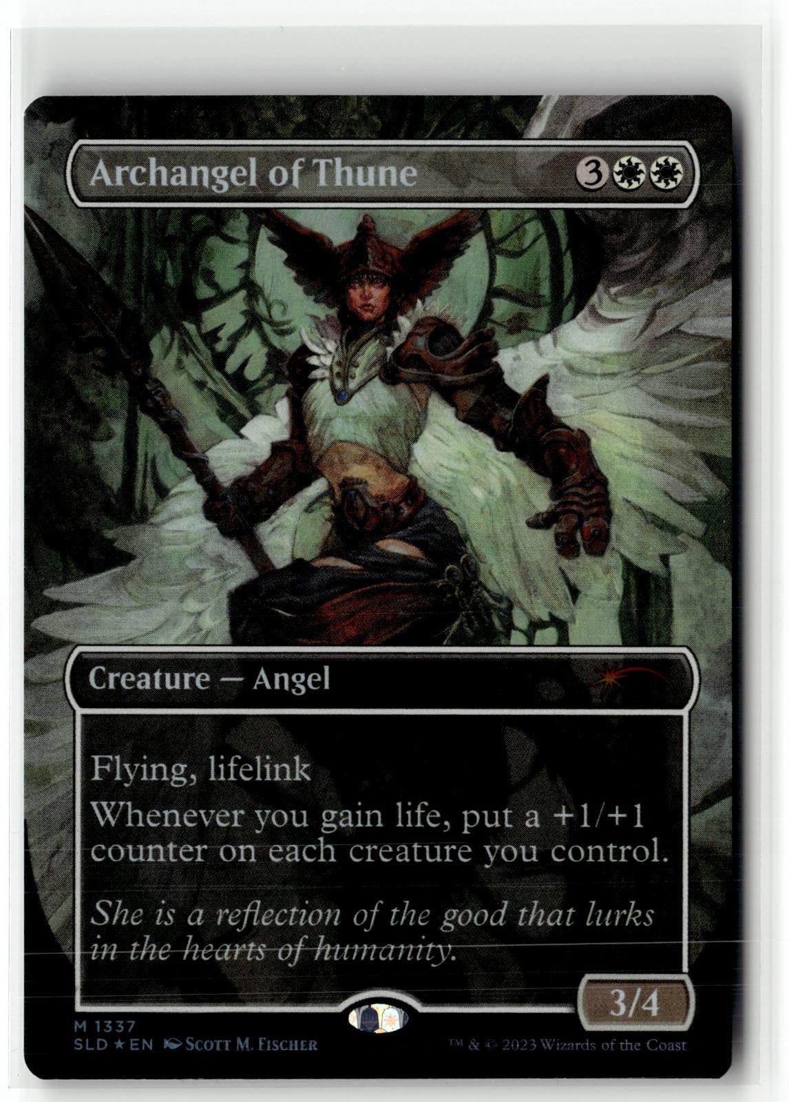 Archangel of Thune 1337 Holo Secret Lair Drop Series Foil NM