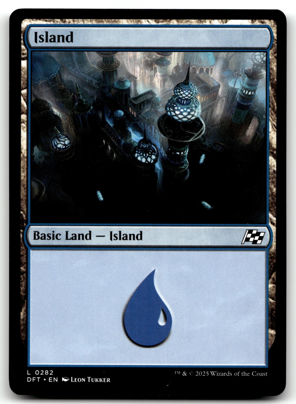 Island (0282) 282 Land Aetherdrift Magic: The Gathering Near Mint