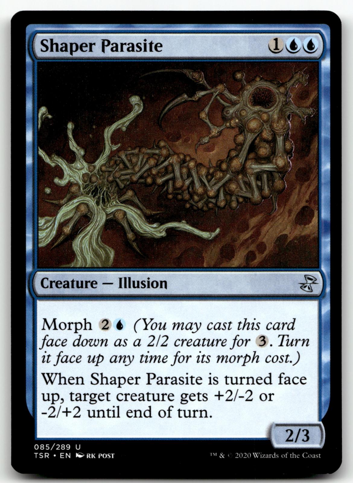 Shaper Parasite 85 Uncommon Time Spiral: Remastered Magic: The Gathering NM