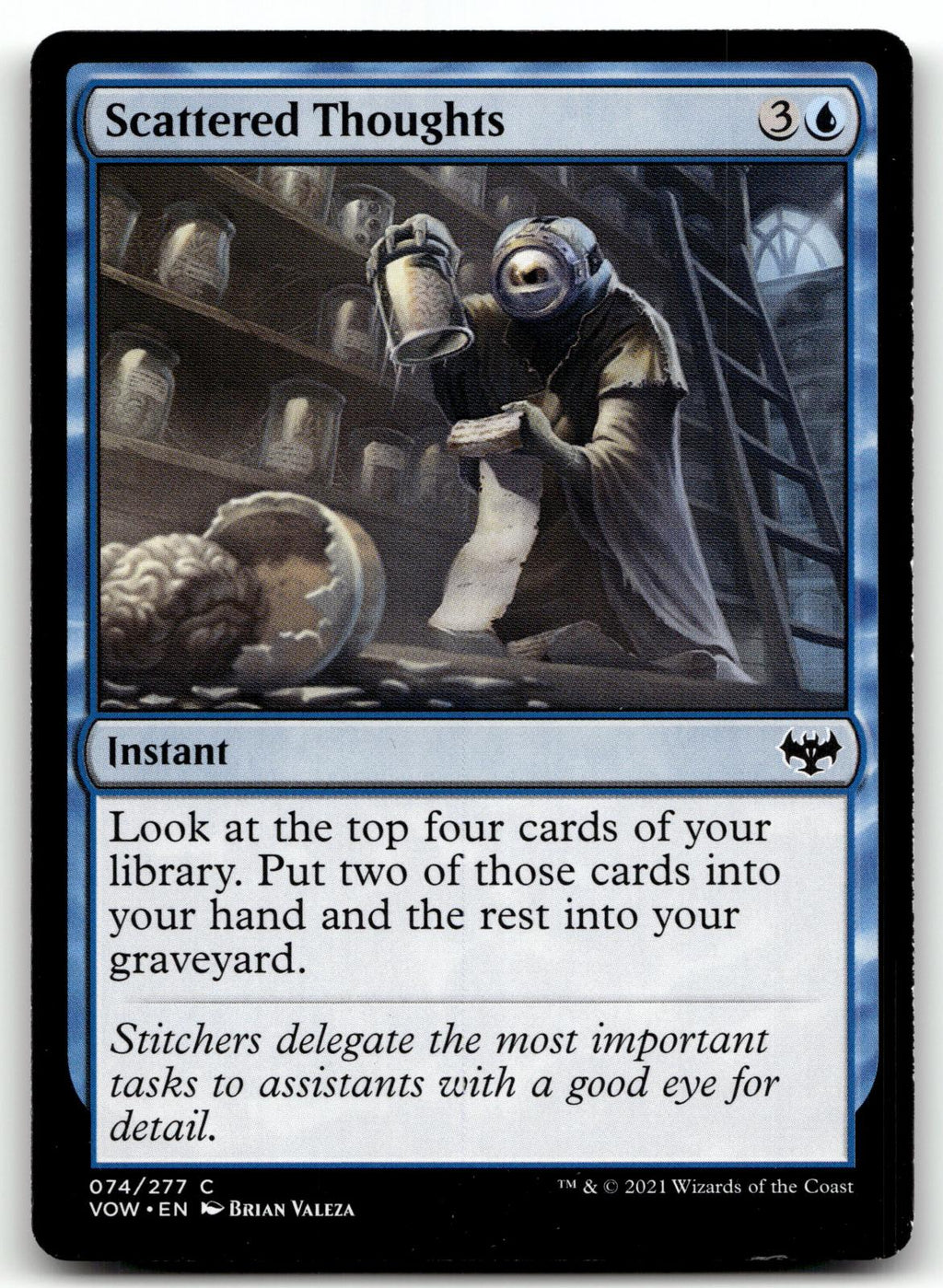 Scattered Thoughts 74 Common Innistrad: Crimson Vow Magic: The Gathering NM