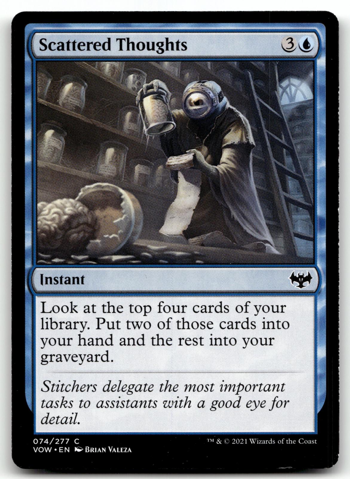 Scattered Thoughts 74 Common Innistrad: Crimson Vow Magic: The Gathering NM