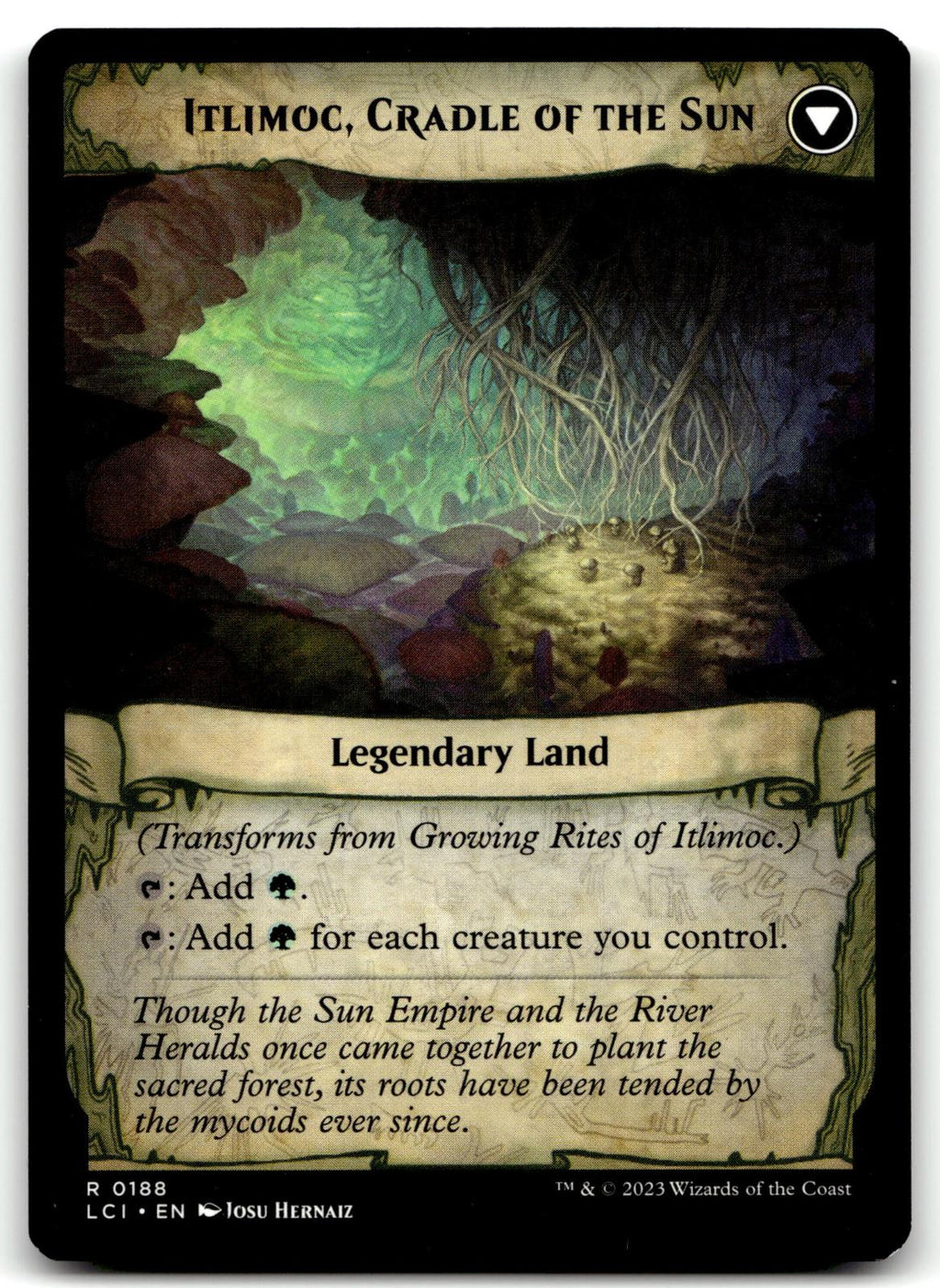 Growing Rites of Itlimoc 188 The Lost Caverns of Ixalan Magic: The Gathering NM