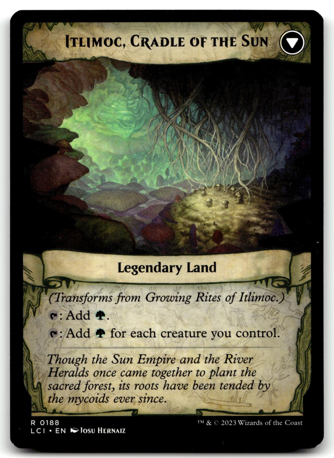 Growing Rites of Itlimoc 188 The Lost Caverns of Ixalan Magic: The Gathering NM