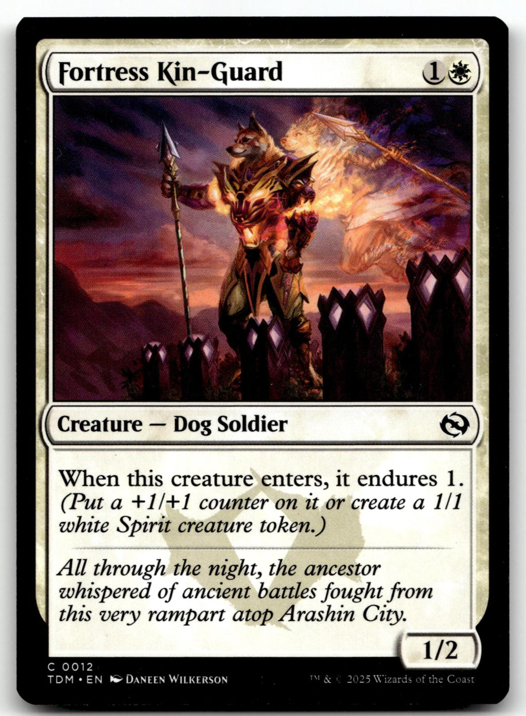 Fortress Kin-Guard 12 Common Tarkir: Dragonstorm Magic: The Gathering Near Mint
