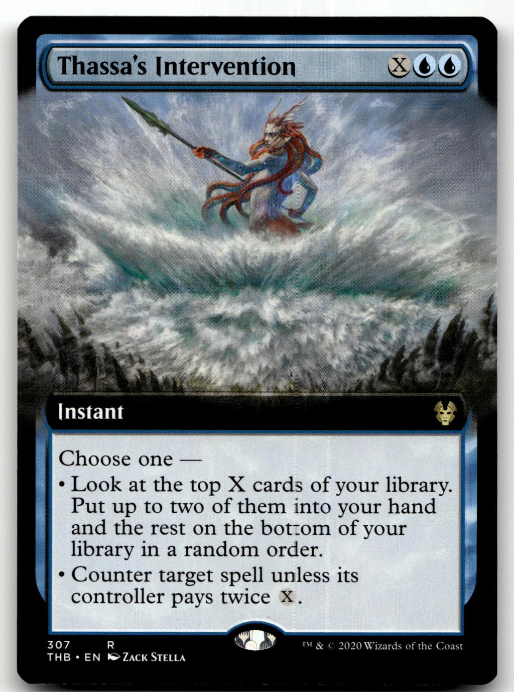 Thassa's Intervention (Extended Art) 307 Theros Beyond Death Magic: The Gathering NM
